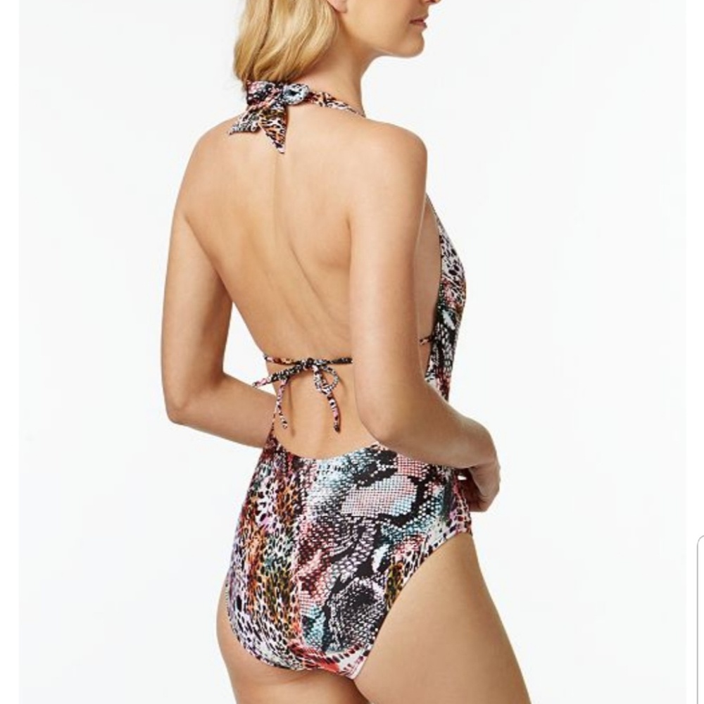 Kenneth Cole python Print One Piece - Picture 2 of 2